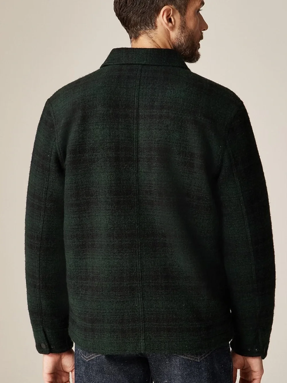 J crew Wool-blend sherpa fleece coverall jacket